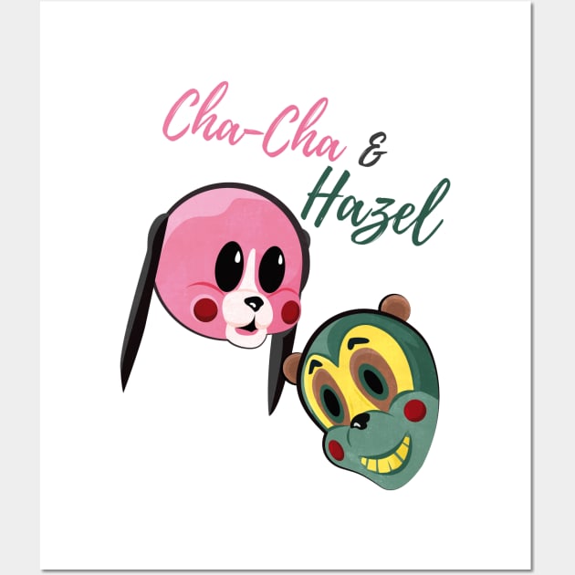 Cha-Cha and Hazel Wall Art by Vaelerys